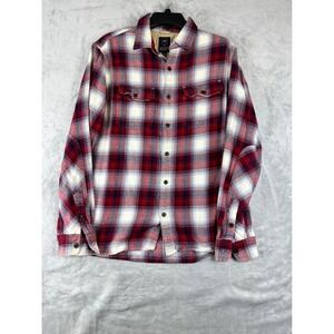 GAP Pendleton Plaid Flannel Shirt Mens Size M Regular Lasalle Red